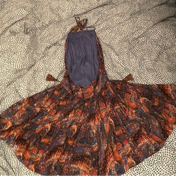 Free People halter open back summer dress - Picture 3 of 4